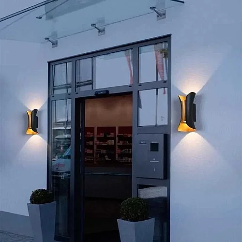 Noas YL83-1002 10W 3200K Gün Işığı Troya Dekoratif Aplik 900 Lümen IP65 - 1