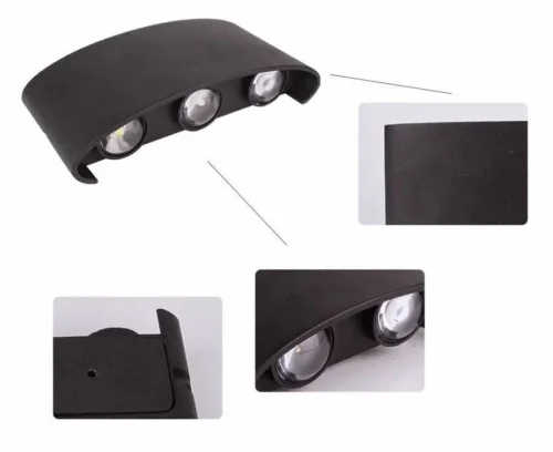 Noas YL83-1016 6W Amber Rengi Efes 3+3 Dekoratif Aplik 540 Lümen IP65 - 2