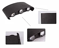 Noas YL83-1016 6W Amber Rengi Efes 3+3 Dekoratif Aplik 540 Lümen IP65 - 2