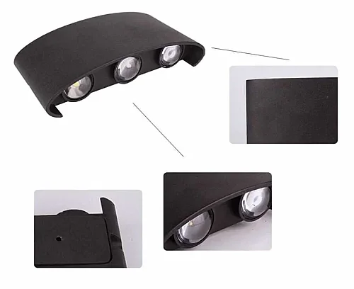 Noas YL83-1016 6W Amber Rengi Efes 3+3 Dekoratif Aplik 540 Lümen IP65 - 2