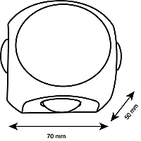 Noas YL83-1052 4W 3200K Gün Işığı Alinda Dekoratif Aplik 360 Lümen IP44 - 3