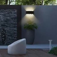 Noas YL83-1062 8W 3200K Gün Işığı Efes 4+4 Dekoratif Aplik 720 Lümen IP65 - 1