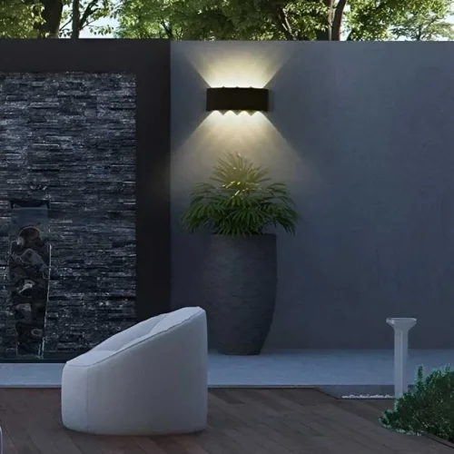 Noas YL83-1062 8W 3200K Gün Işığı Efes 4+4 Dekoratif Aplik 720 Lümen IP65 - 1