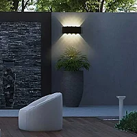 Noas YL83-1062 8W 3200K Gün Işığı Efes 4+4 Dekoratif Aplik 720 Lümen IP65 - 1