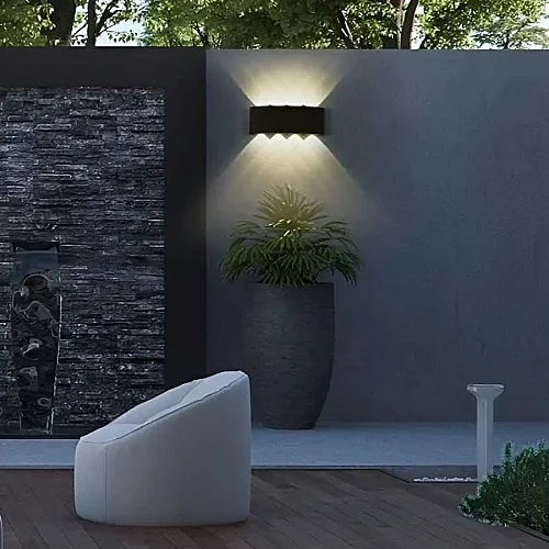 Noas YL83-1062 8W 3200K Gün Işığı Efes 4+4 Dekoratif Aplik 720 Lümen IP65 - 1