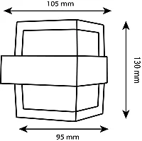 Noas YL83-2012 10W 3200K Gün Işığı Olimpos Dekoratif Aplik 900 Lümen IP65 - 4