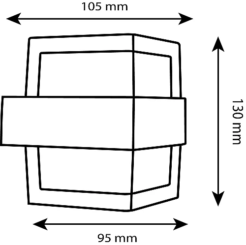 Noas YL83-2012 10W 3200K Gün Işığı Olimpos Dekoratif Aplik 900 Lümen IP65 - 4
