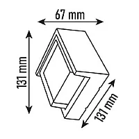 Noas YL83-2022 7W 3200K Gün Işığı Knidos Dekoratif Aplik 630 Lümen IP65 - 3