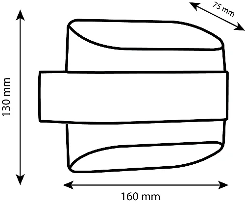 Noas YL83-2032 12W 3200K Gün Işığı Pergamon Dekoratif Aplik 1080 Lümen IP65 - 4