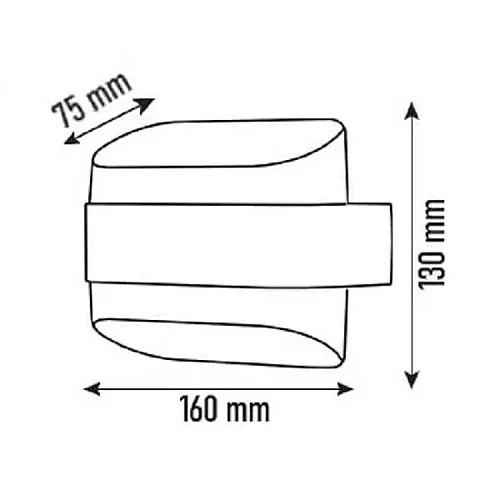Noas YL83-2032 12W 3200K Gün Işığı Pergamon Dekoratif Aplik 1080 Lümen IP65 - 3