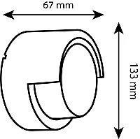 Noas YL83-5002 7W 3200K Gün Işığı Aspendos Dekoratif Aplik 630 Lümen IP65 - 4