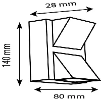 Noas YL83-6002 6W 3200K Gün Işığı Zeugma Dekoratif Aplik 540 Lümen IP65 - 4