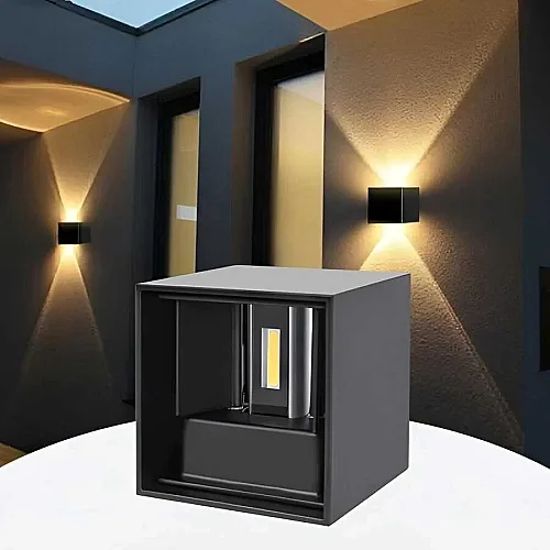 Noas YL83-6012 10W 3200K Gün Işığı Asos Dekoratif Aplik 900 Lümen IP65 - 1