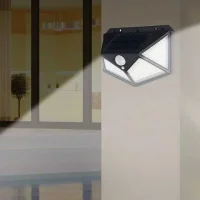 Noas YL84-1001-S 50W 6500K Beyaz Işık Titan Sensörlü Solar Dekoratif Aplik 4000 Lümen IP65 - 2