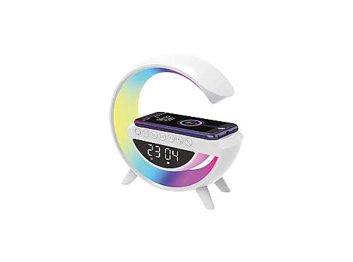 Noas YL86-1240 15W RGB Simi Kablosuz Şarjlı Bluetooth Hoparlörlü Masa Lambası - 1