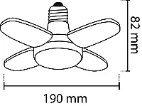 Noas YL90-0021 20W 6500K Beyaz Işık Manolya Led Ampul E27 Duylu 1800 Lümen - 4