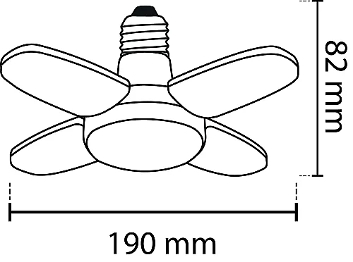 Noas YL90-0021 20W 6500K Beyaz Işık Manolya Led Ampul E27 Duylu 1800 Lümen - 4