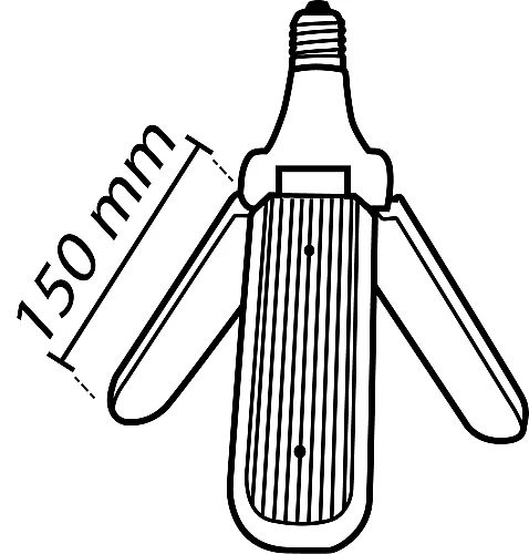 Noas YL90-0041 40W 6500K Beyaz Işık Yonca Led Ampul E27 Duylu 3600 Lümen - 3