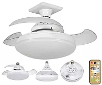 Noas YL90-2912 Argan Ledli Fan Armatür 3 Renk - 1