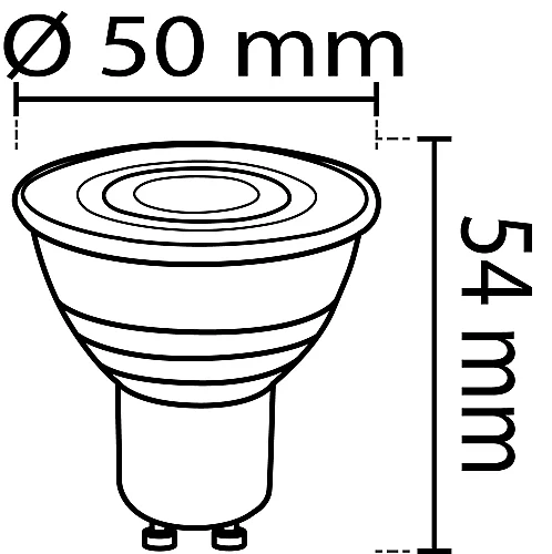 Noas YL91-0706-M 7W Amber Mercekli Led Spot Ampul GU10 Duylu 630 Lümen - 2