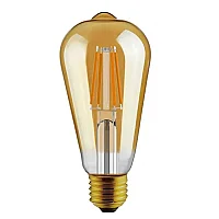 Noas YL92-0011 4W 2500K Amber Işık ST64 Rustik Ampul E27 Duylu 240 Lümen - 1