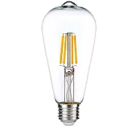 Noas YL92-0131 4W 6500K Beyaz Işık ST64 Rustik Ampul Şeffaf Cam E27 Duylu 290 Lümen - 1