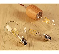 Noas YL92-0132 4W 2700K Amber Renk ST64 Rustik Ampul Şeffaf Cam E27 Duylu 290 Lümen - 2