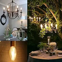 Noas YL92-1010 4W 1800K Amber Renk C35 Rustik Ampul E14 Duylu 200 Lümen - 2