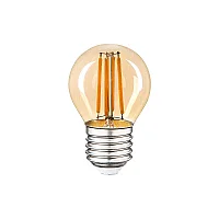 Noas YL92-2010 4W 1800K Amber Renk G45 Rustik Ampul E27 Duylu 200 Lümen - 1