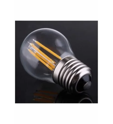 Noas YL92-2111 4W 2700K Amber Renk G45 Rustik Ampul Şeffaf Cam E27 Duylu 290 Lümen - 2