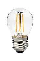 Noas YL92-2111 4W 2700K Amber Renk G45 Rustik Ampul Şeffaf Cam E27 Duylu 290 Lümen - 1