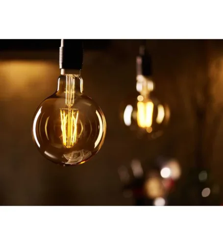 Noas YL92-3020 6W 1800K Amber Renk G95 Rustik Ampul E27 Duylu 500 Lümen - 2