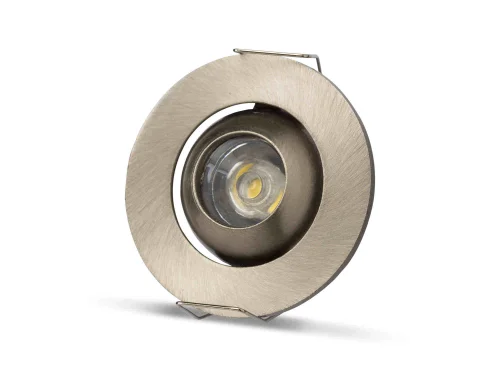 Noas YL94-0104 1W Kırmızı Işık Manda Gözü Hareketli Saten Kasa Spot - 1