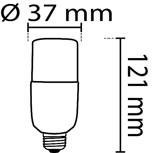 Noas YL95-0701-P 8W 6500K Beyaz Işık Pil Led Ampul E27 Duylu 720 Lümen - 2