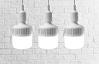 Noas YL95-3101 30W 6500K Beyaz Işık Şarjlı Led Torch Ampul E27 Duylu 2400 Lümen 4-5 Saat Çalışma Süresi - 2