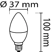 Noas YL96-0701-B 7W 6500K Beyaz Işık Buji Led Ampul E14 Duylu 630 Lümen - 3