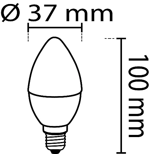 Noas YL96-0702-B 7W 3200K Gün Işığı Buji Led Ampul E14 Duylu 630 Lümen - 2