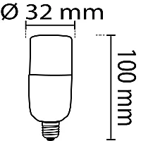 Noas YL96-0702-P 8W 3200K Gün Işığı Pil Led Ampul E14 Duylu 720 Lümen - 2