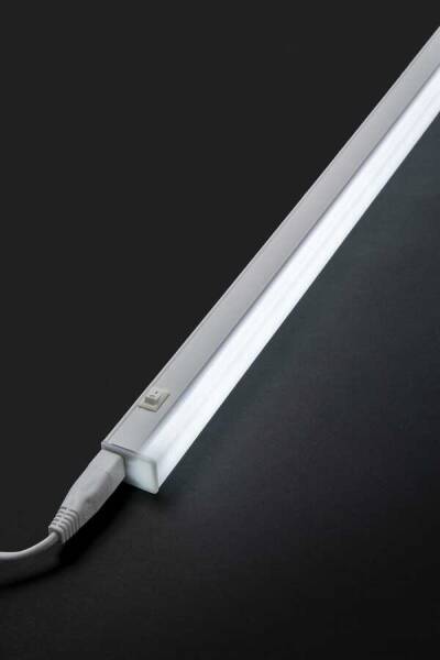 Noas YL97-0900 9W 6500K Beyaz Işık 60 cm T5 Eklenebilir Led Bant Alüminyum Kasa Anahtarlı 720 Lümen - 2