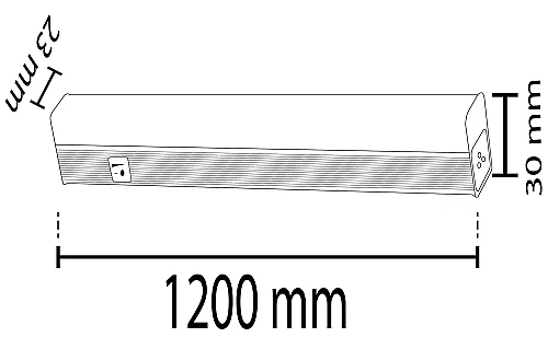Noas YL97-1801 18W 3200K Gün Işığı 120 cm T5 Eklenebilir Led Bant Armatür Kasa Anahtarlı 1440 Lümen - 3
