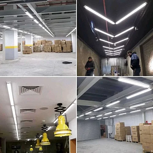 Noas YL98-1200-S 40W 6500K 120 cm Led Bant Armatür Beyaz Renk Siyah Kasa 3600 Lümen - 2