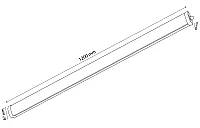 Noas YL98-3611 36W 3200K 120 cm Salina Led Etanj Nemli Yer Bant Armatür Gün Işığı 1800 Lümen IP65 - 2