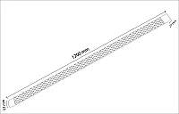 Noas YL98-6601 80W 6500K 120 cm Etna Led Bant Armatür Beyaz Renk Yüksek Lümen 4 Sıra Şerit Led IP20 - 2
