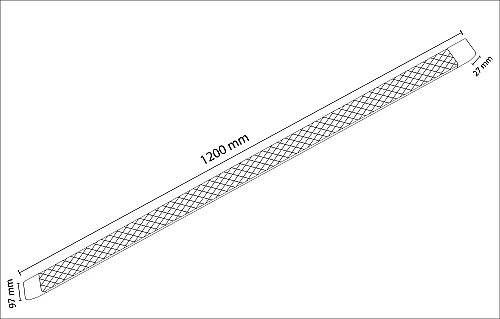 Noas YL98-6602 80W 3200K 120 cm Etna Led Bant Armatür Gün Işığı Renk Yüksek Lümen 4 Sıra Şerit Led IP20 - 2