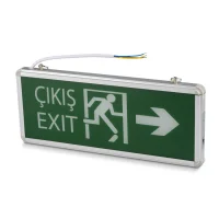 Noas YLX-1003 3W Sağ-Sol Çift Yönlü Led'li Acil Çıkış Armatürü 2 Saat Aydınlatma Süresi - 1