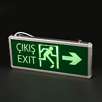 Noas YLX-1003 3W Sağ-Sol Çift Yönlü Led'li Acil Çıkış Armatürü 2 Saat Aydınlatma Süresi - 2