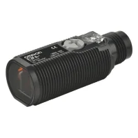 Omron E3FA-RP21 Fotoelektrik sensö rM18 eksen plastik gövde kırmızı LED reflektörlü 0.1-4m PNP L-ON/D-ON seçilebilir M12 konnektör - 1