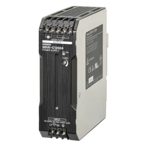 Omron S8VK-C12024 24 VDC Çıkış Gerilimi 5 A Çıkış Akımı Güç Kaynağı - 1