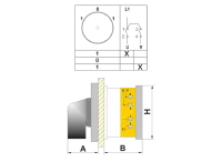 OPAŞ 104 010 - 1X10A 49X49 1 Faz (Monofaze) Enversör Yard. Sargılı Şalter / Sağ - Sol - OPAŞ (1)