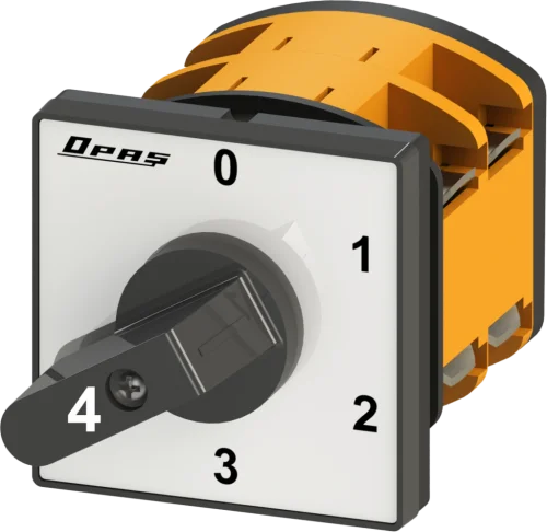 OPAŞ 114 TR50 - 1X50A 66X66 1 Faz (Monofaze) 4 Kademeli Şalter / 0'Lı - 1